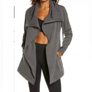 Zella Faux Fur Sweater Wrap Size XS